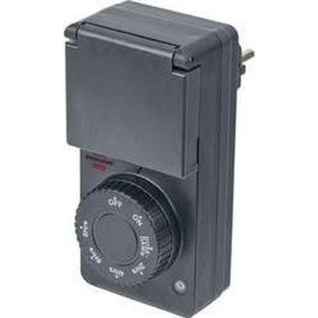 Brennenstuhl DDT IP44 Outdoor Timer - Reliable & Stylish, Perfect for Your Garden (4007123667253)